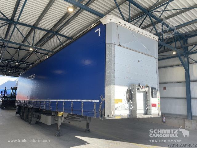 Open semitrailer with tarp Schmitz Cargobull Curtainsider Coil