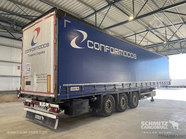 Open semitrailer with tarp Schmitz Cargobull Curtainsider Coil