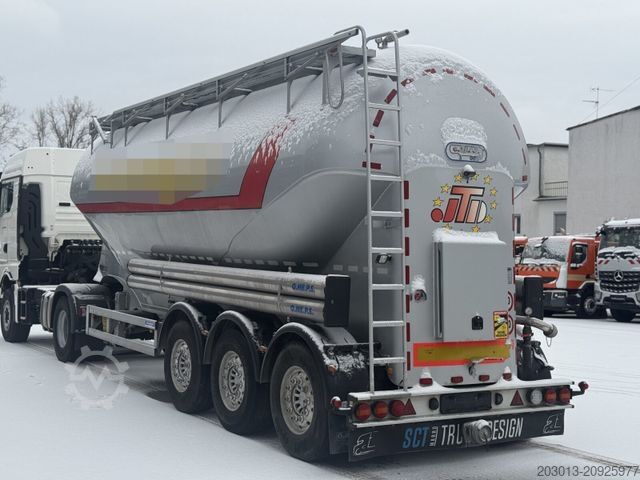 Silo semitrailer FELDBINDER O.ME.P.S Silo Auflieger 39 m³ 3 Achs