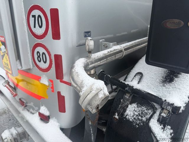 Silo semitrailer FELDBINDER O.ME.P.S Silo Auflieger 39 m³ 3 Achs