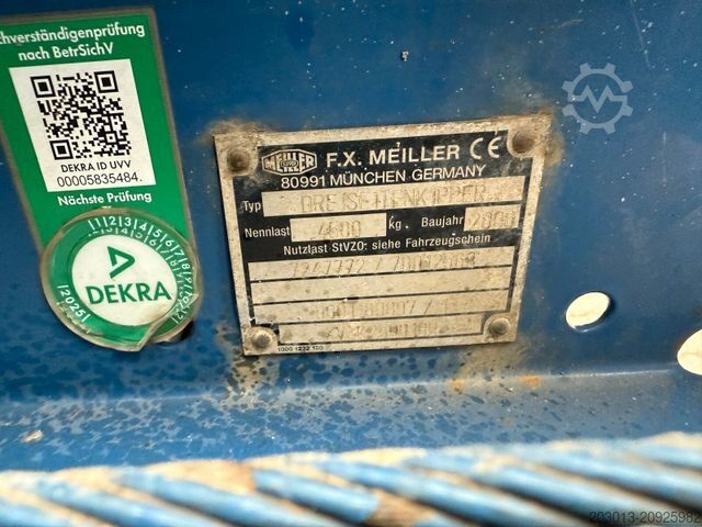 Tipper van MERCEDES-BENZ ATEGO 815 K 4x2 Kipper Off. Kasten