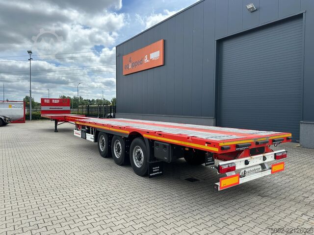 Platform trailer KAESSBOHRER new and unused Heavy-Duty flatbed / 690cm exten...