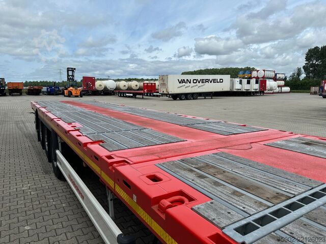 Platform trailer Kässbohrer LOWBED new and unused Heavy-Duty flatbed / 690c...