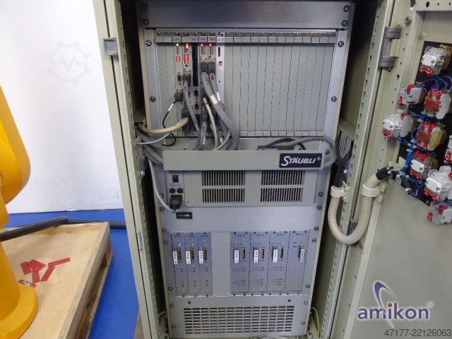 Robot with control unit and operator panel Stäubli RX130 + CS7 RX130