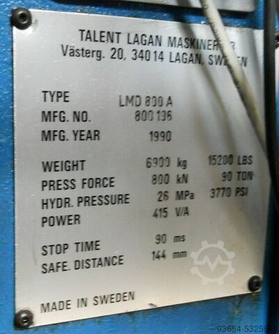 Hydraulic press Talent ( Lagan, APT ) Talent PH 197