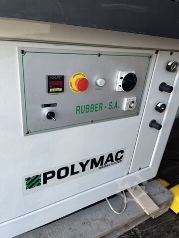 Polymac Rubber Veneer Machine Like New. Polymac Rubber