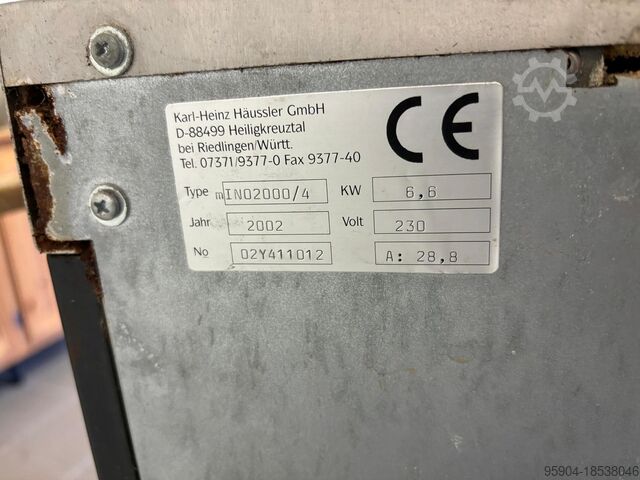 Haussler Stone Oven INO 2000/4 Haussler Stone Oven Model - INO 2000/4