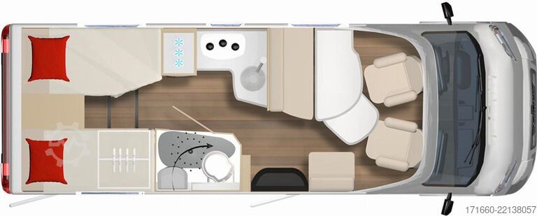Semi-integrated camper BÜRSTNER B66 TD 690 sofort verfügbar