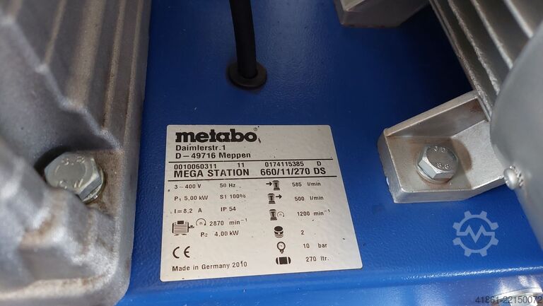 Kolbenkompressor METABO MEGA Station 660-11-270