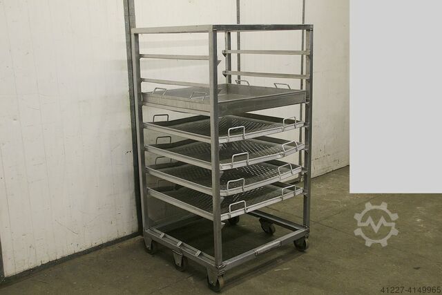 Etagenwagen aus Edelstahl Edelstahl Typ 1015/950