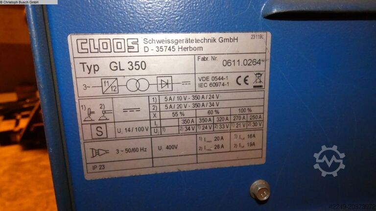 Protective Gas Welding Machine CLOOS GL350