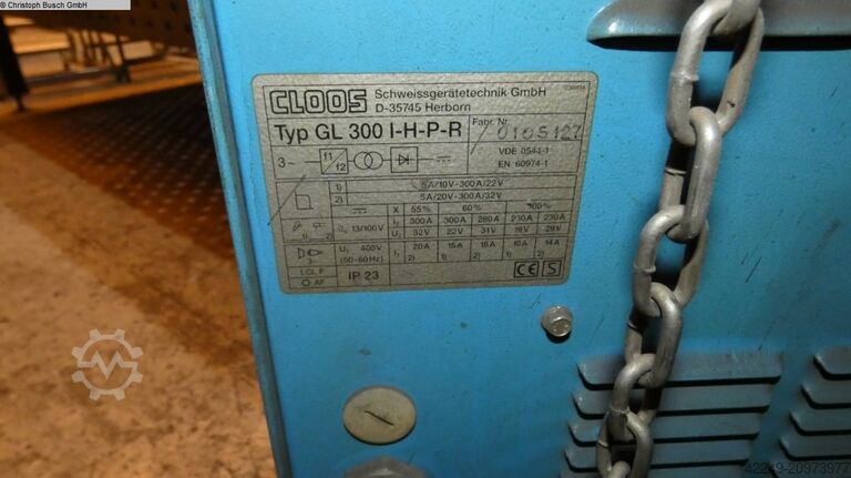 Protective Gas Welding Machine CLOOS GL300 I-H-P-R