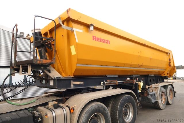 Tipper semi-trailer Reisch RHKS-32/18 SSL Stahlrundmulde