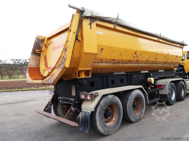 Tipper semi-trailer Reisch RHKS-32/18 SSL Stahlrundmulde