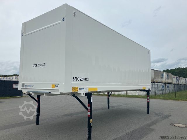 Swap body trailer KRONE Wechselbrücke Koffer