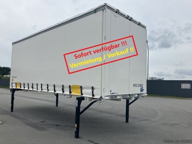 Swap body trailer KRONE Wechselbrücke Plane