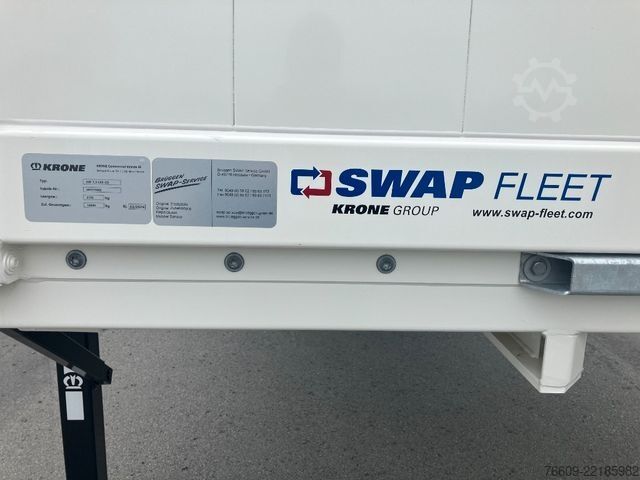 Swap body trailer KRONE Wechselbrücke Plane
