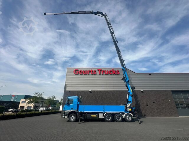 Crane truck Mercedes-Benz Arocs 3251 8X4 TRIDEM + PALFINGER PK 53002+JIB+...