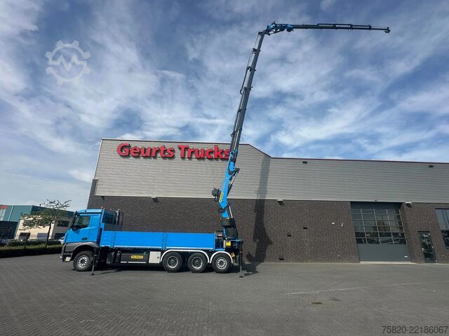 Crane truck Mercedes-Benz Arocs 3251 8X4 TRIDEM + PALFINGER PK 53002+JIB+...