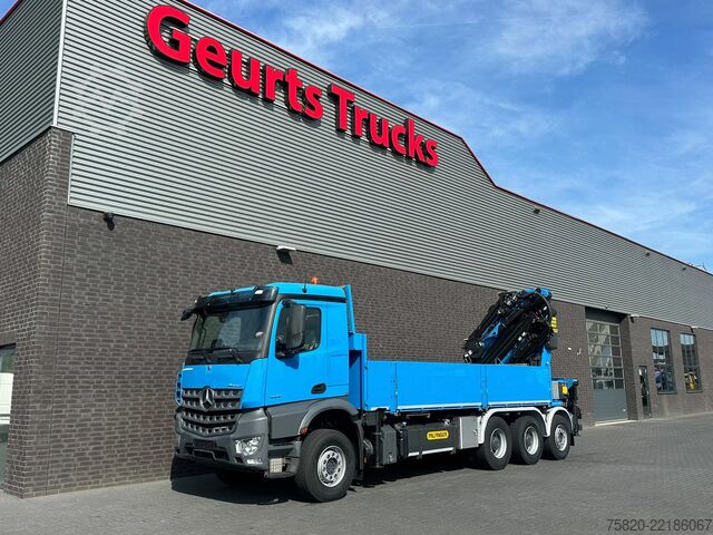 Crane truck Mercedes-Benz Arocs 3251 8X4 TRIDEM + PALFINGER PK 53002+JIB+...