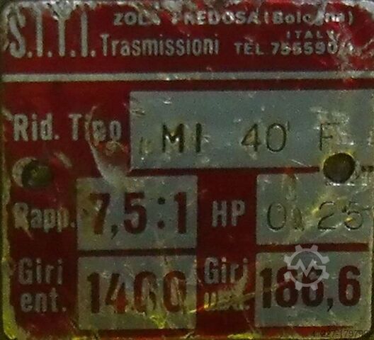 Geared motor 0.18 kW 186.6 rpm Icme T71 B4