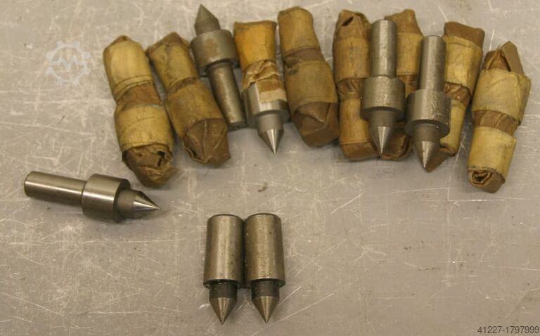 Feste Zentrierspitze 14 Stück Stahl Verschiedene grössen