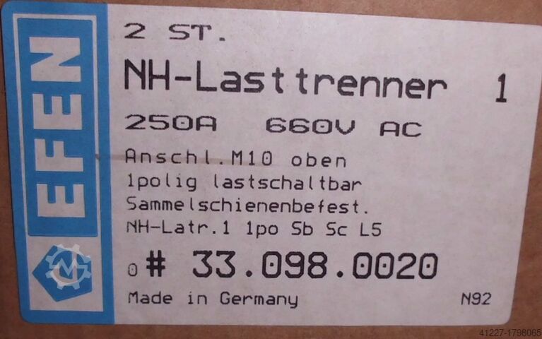 NH fuse switch disconnector Efen #33.098.0020