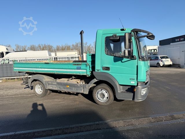Three-way tipper van MERCEDES-BENZ Atego 818 Kipper AHK Anhängerhydraulik