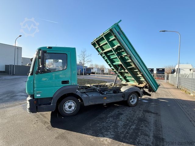 Three-way tipper van MERCEDES-BENZ Atego 818 Kipper AHK Anhängerhydraulik