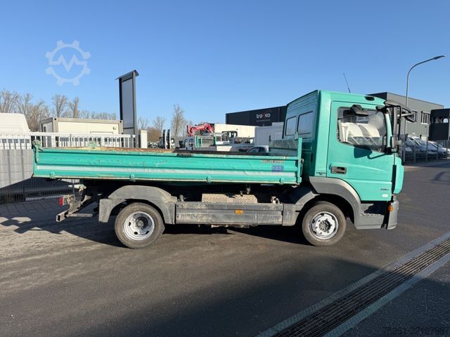 Three-way tipper van MERCEDES-BENZ Atego 818 Kipper AHK Anhängerhydraulik