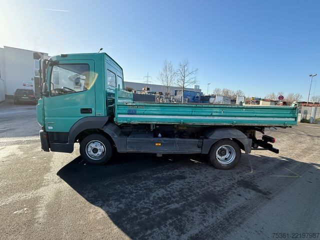 Three-way tipper van MERCEDES-BENZ Atego 818 Kipper AHK Anhängerhydraulik