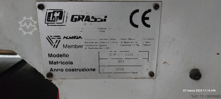 Dehuller, dehulling machine Grassi Compact Base