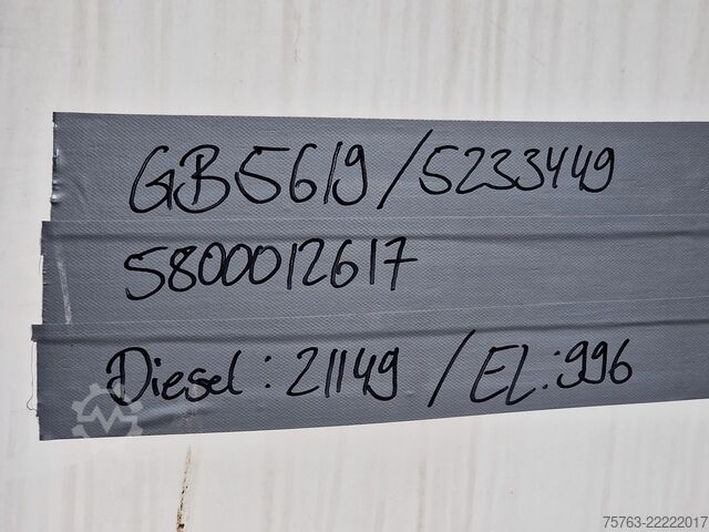 Cooling system Schmitz Cargobull 5x Frigo engine TKM