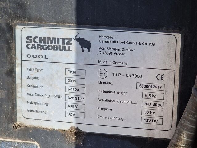 Cooling system Schmitz Cargobull 5x Frigo engine TKM