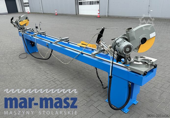 Doppelte Gehrungssäge für Holz und Aluminium PERTICI typ UNIVER 330IP 