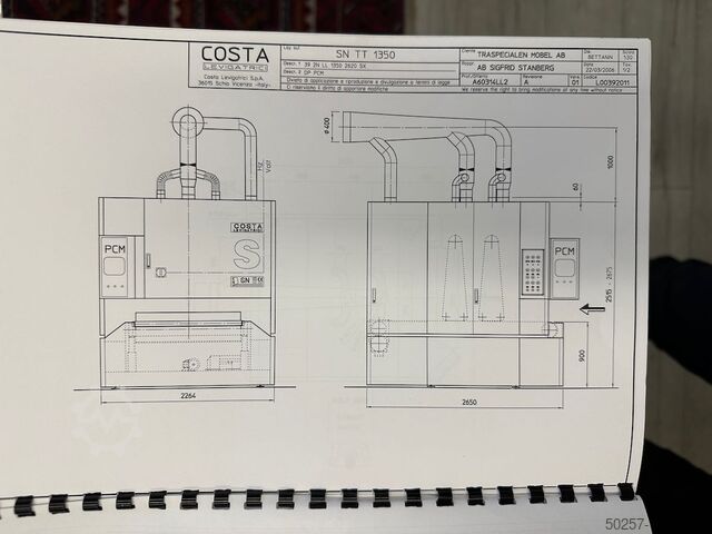 Breitbandschleifmaschine Costa TT1350