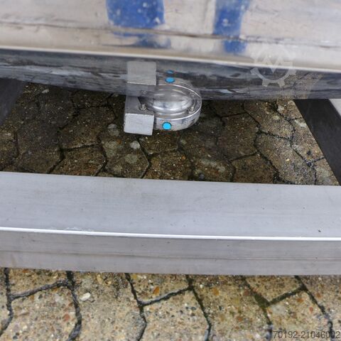 590 liter bulk material container made of V2A stainless steel  9329