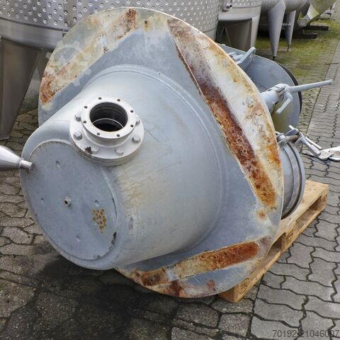 300 Liter Rührwerksbehälter (Pulvermischer) aus V4A mit Propellerrührwerk  9321