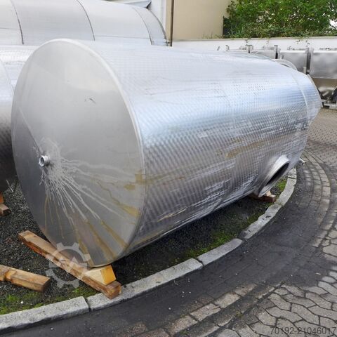 5500 liter container for food made of V2A stainless steel  9309