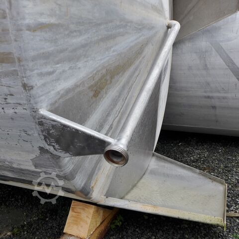 5500 liter container for food made of V2A stainless steel  9309