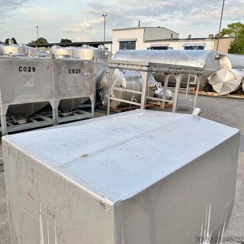 1700 Liter Behälter aus V2A  9306