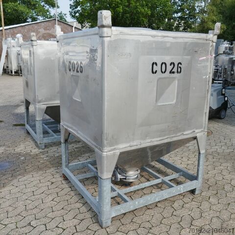 1950 Liter Container aus V2A Umformtechnik Hausach (UCON) 9301