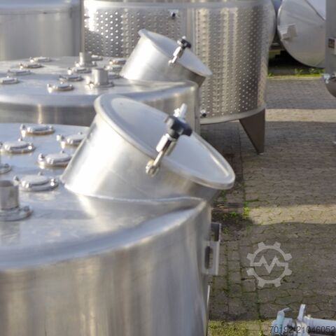 750 Liter heiz-/kühlbarer Konusbehälter aus V4A Manfred Roth 9292