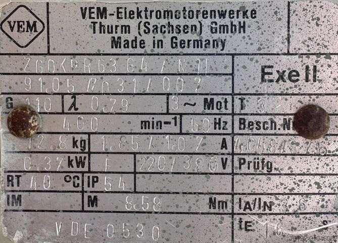 160 Liter isolierter Rührwerksbehälter aus V2A mit Propellerrührwerk  9287
