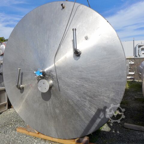 25000 Liter Behälter aus V2A mit seitlichem Propellerrührwerk  9277