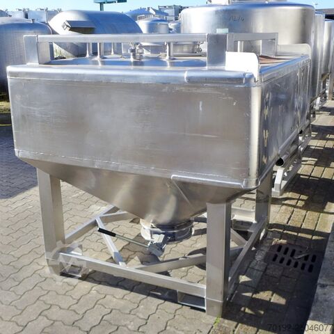 1670 Liter Schüttcontainer aus V2A  9267