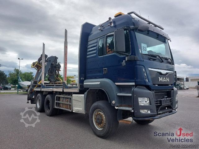 Holztransporter LKW MAN TGS 33.480 BB 6x6  Holztransporter