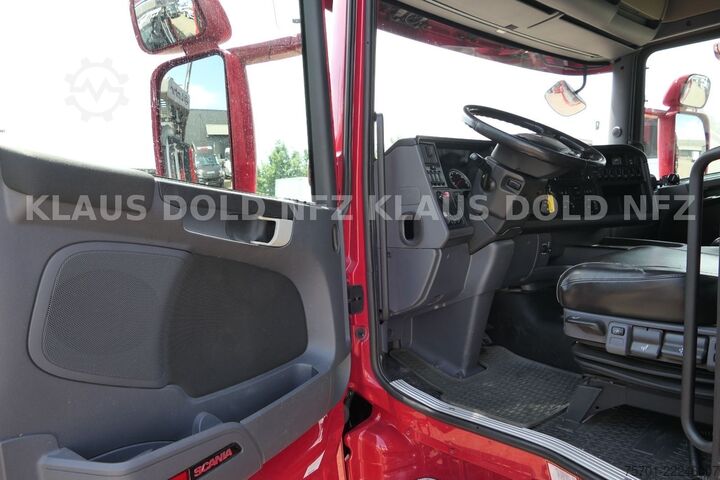 LKW mit Pritsche (offen) SCANIA R 490 Pritsche Kran Effer Funk Lift-/Lenkachse