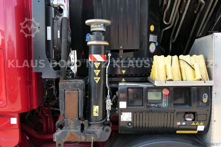 LKW mit Pritsche (offen) SCANIA R 490 Pritsche Kran Effer Funk Lift-/Lenkachse