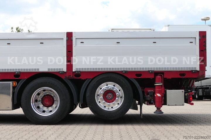 LKW mit Pritsche (offen) SCANIA R 490 Pritsche Kran Effer Funk Lift-/Lenkachse